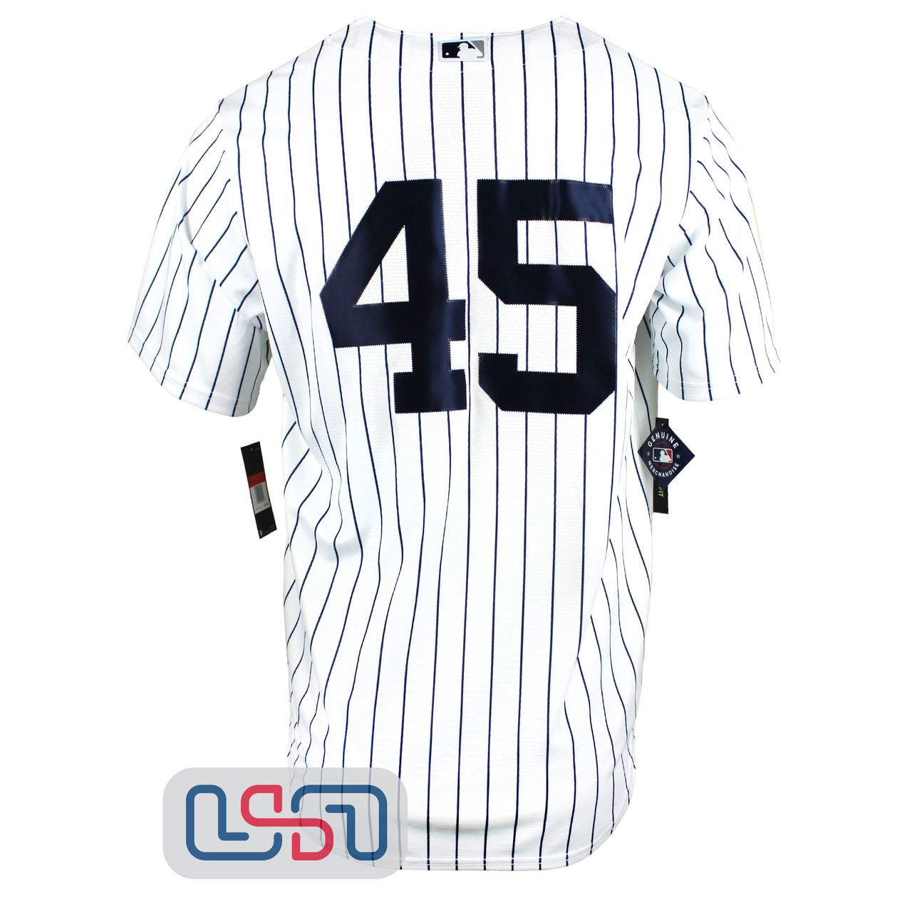Gerrit Cole #45 New York Yankees White Home Pinstripe Men's Nike Jersey NWT  - USA Sports Marketing