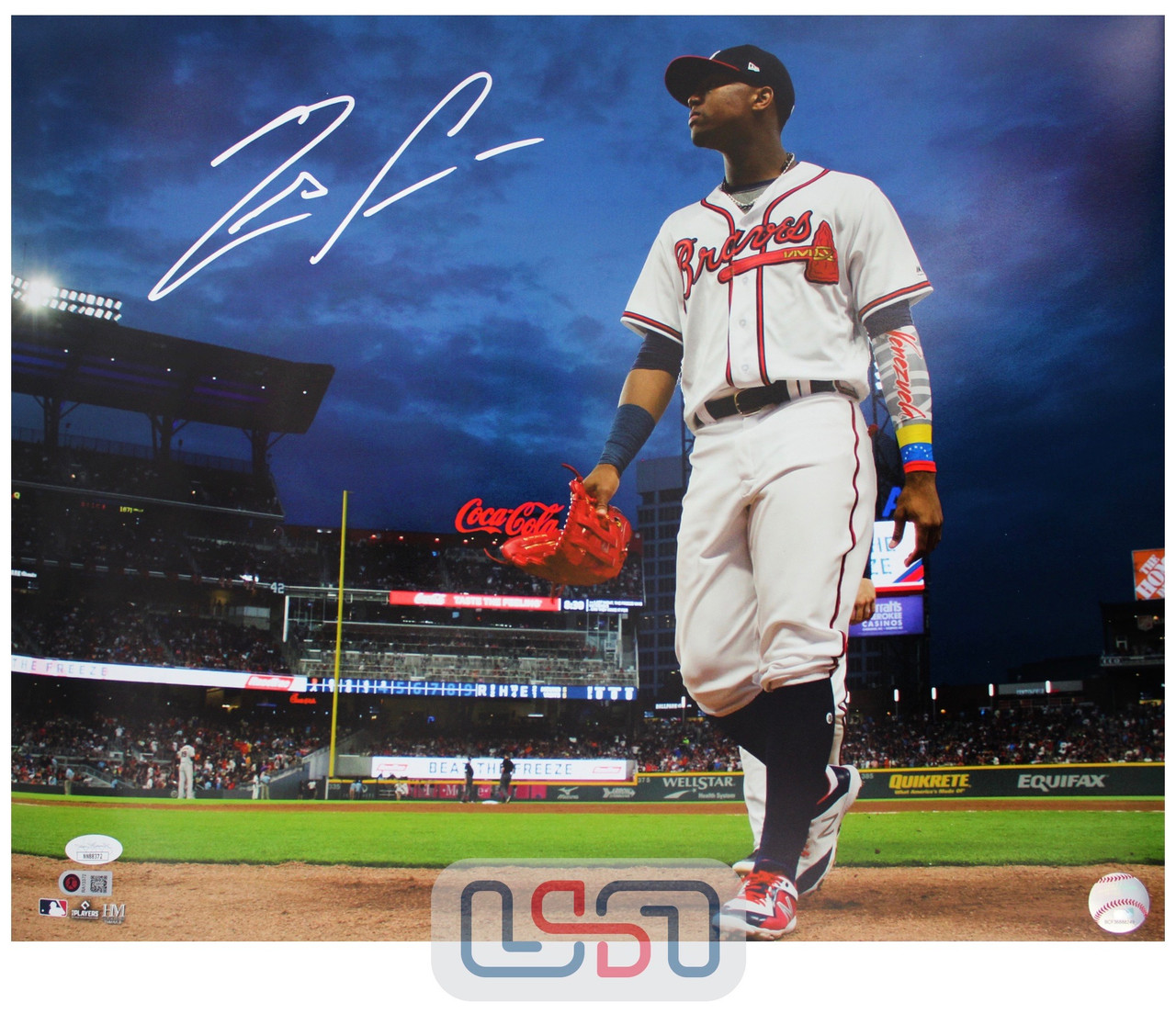 Ronald Acuna Jr. Signed Home of the Braves 2021 All Star Baseball JSA Auth