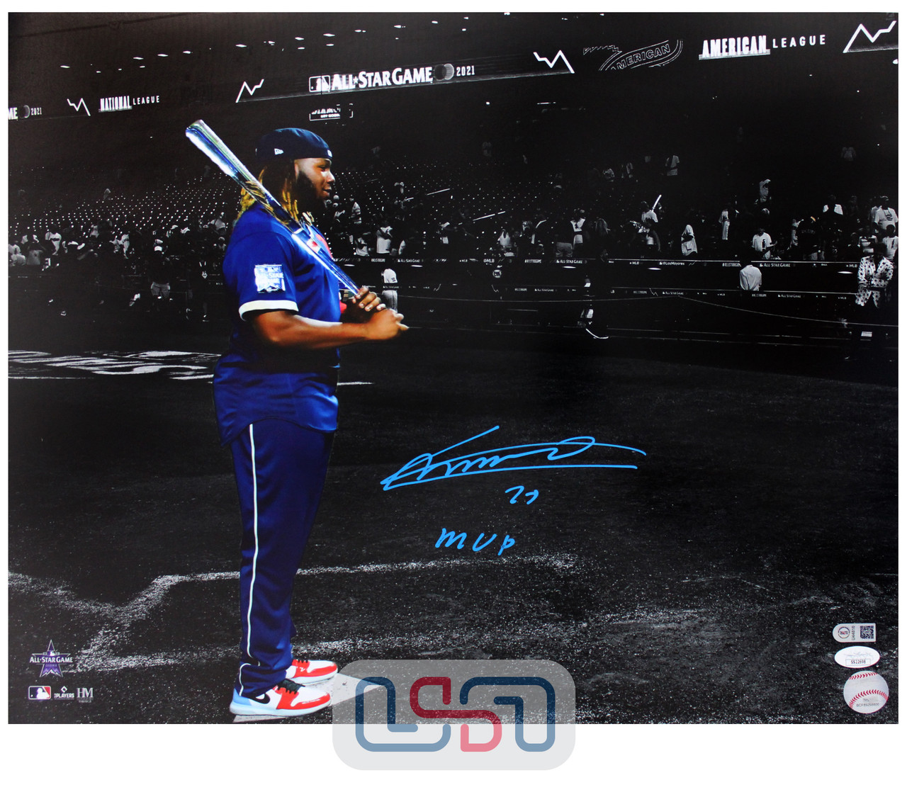 Vladimir Guerrero Jr. Signed 2021 All-Star Game Baseball Inscribed