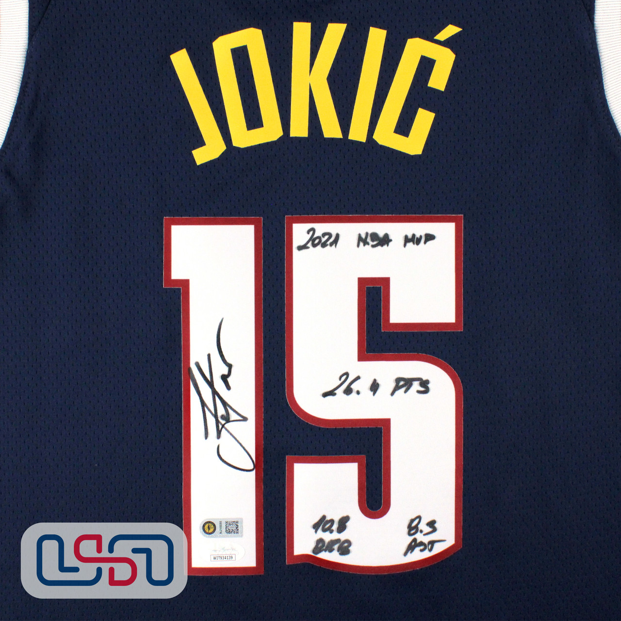 Jokic signed jersey