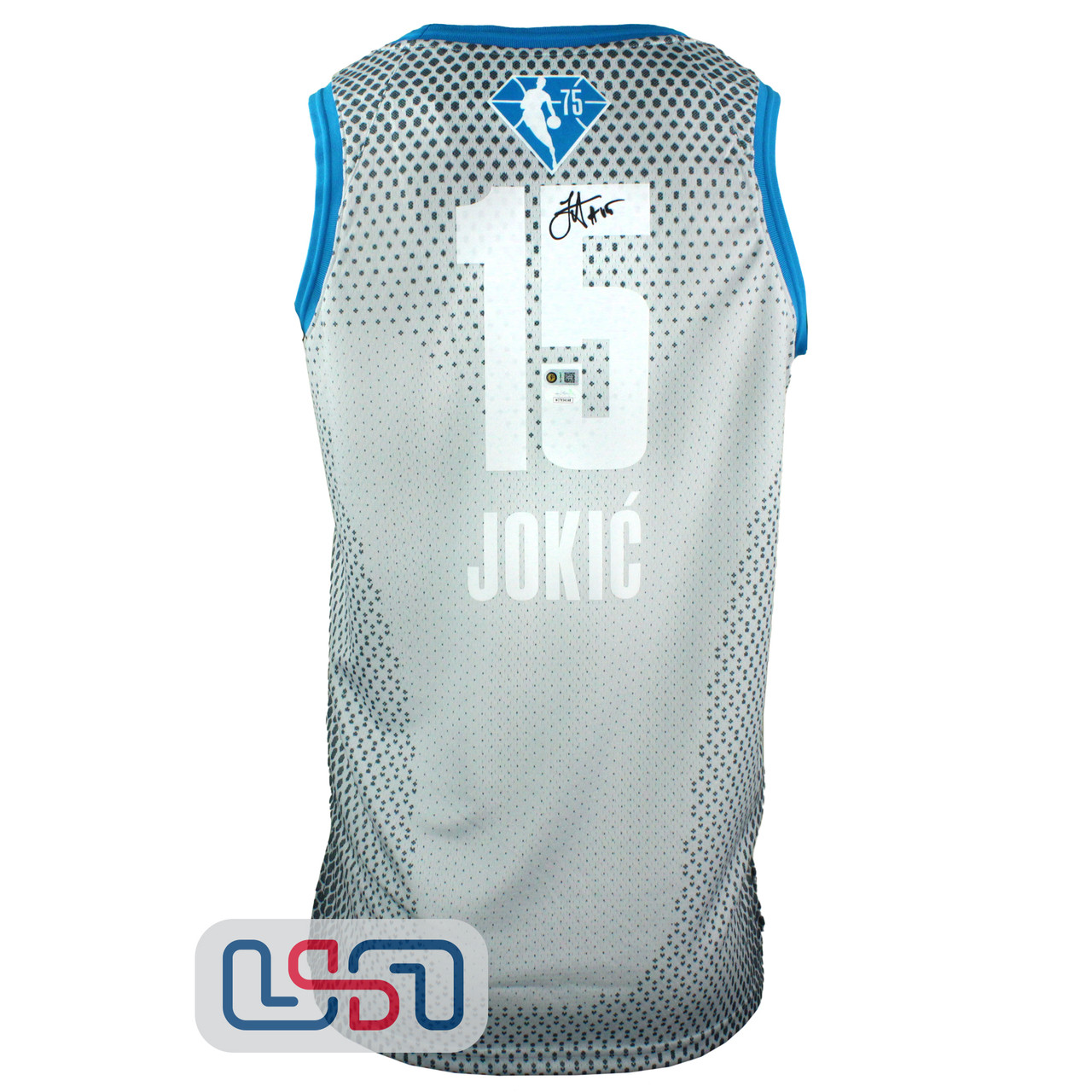 Nikola Jokic Signed Autographed 2022 All Star Game White Jordan Jersey USA  SM