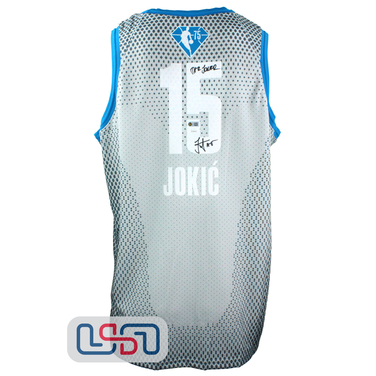 Nikola Jokic Signed “The Joker” Nuggets City Edition Nike Swingman Jersey  USA SM