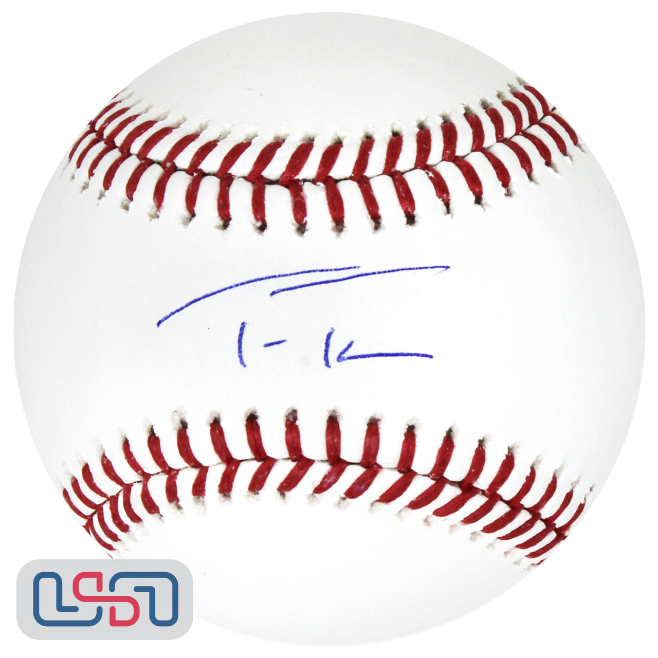 Autograph card signed by Los Angeles Dodgers Trea Turner.