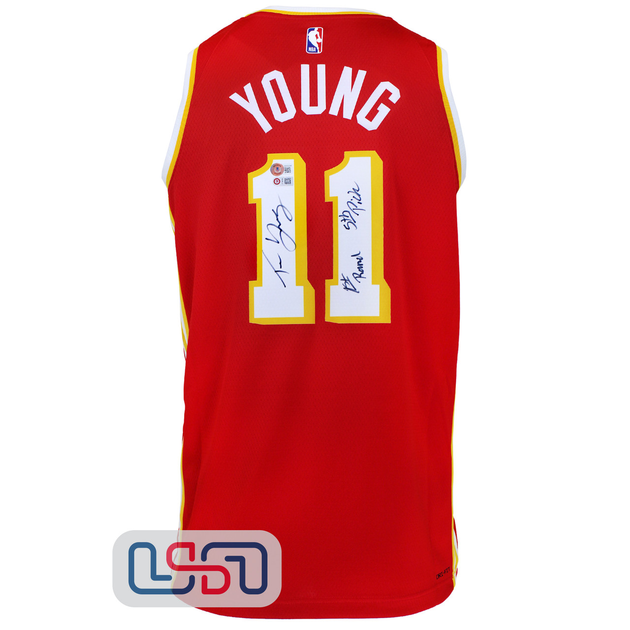 trae young home jersey