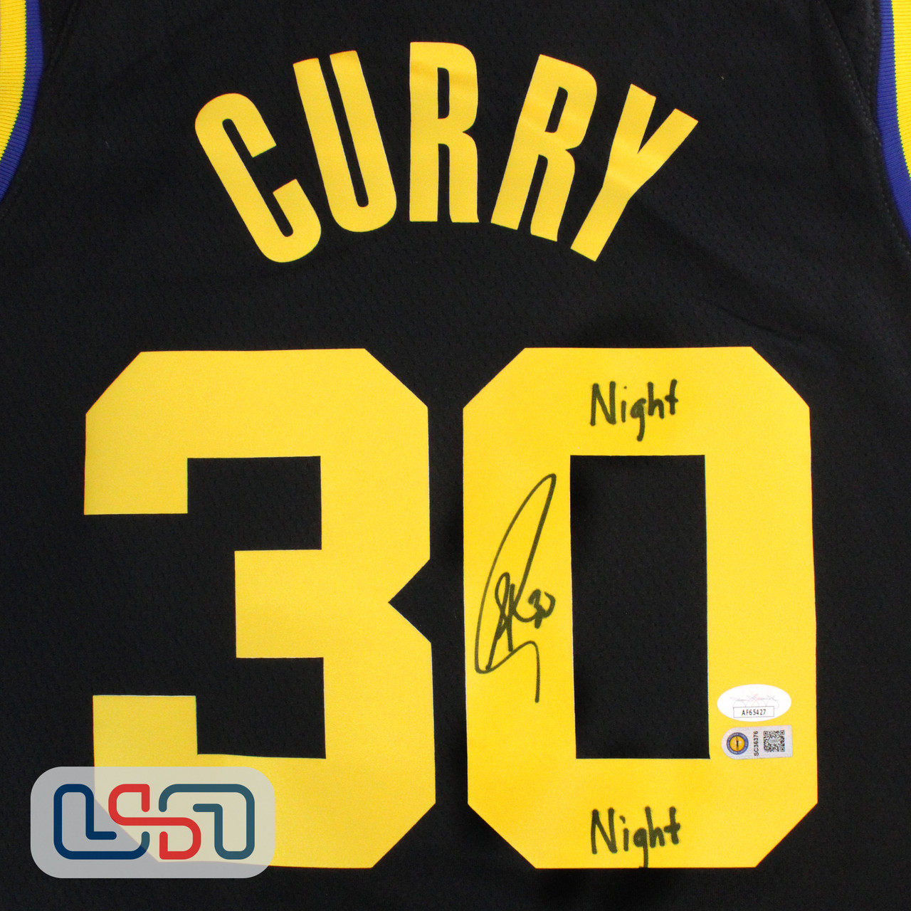 Stephen Curry Warriors Signed 75th Anniversary Black Swingman Nike Jer –  Diamond Legends Online