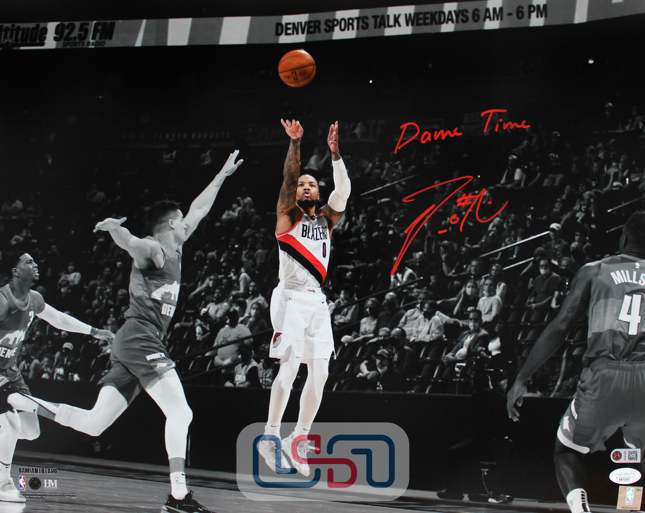 Damian Lillard Trail Blazers Signed