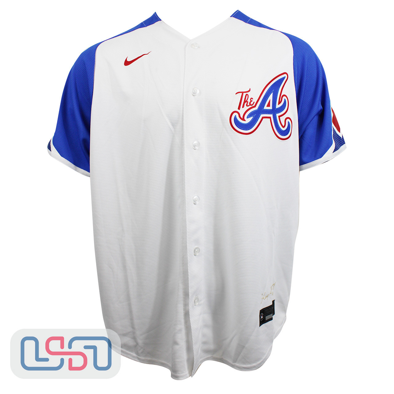 Atlanta Braves Nike Jersey Ronald Acuna Jr. Gray-White Split