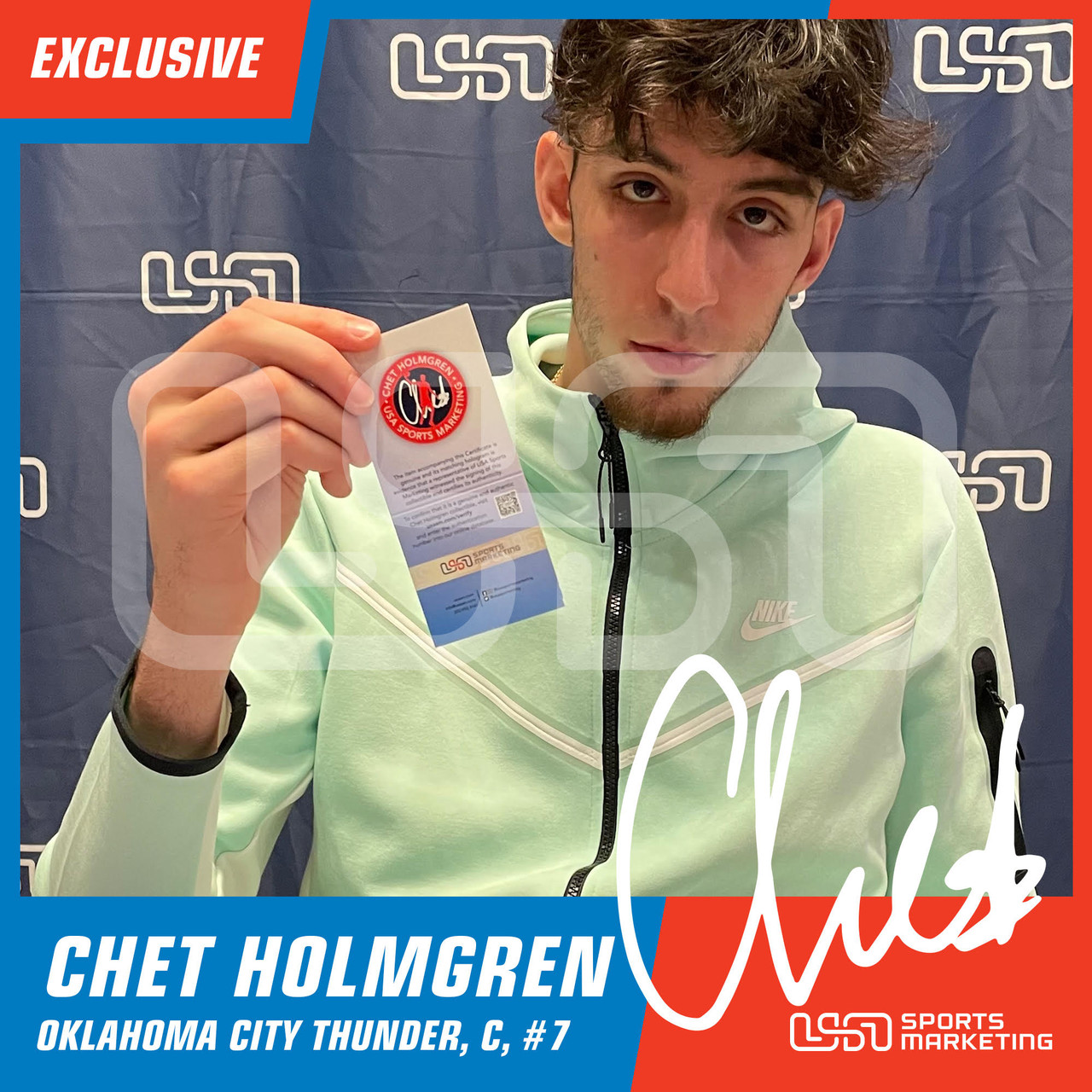 Chet Holmgren Signed 