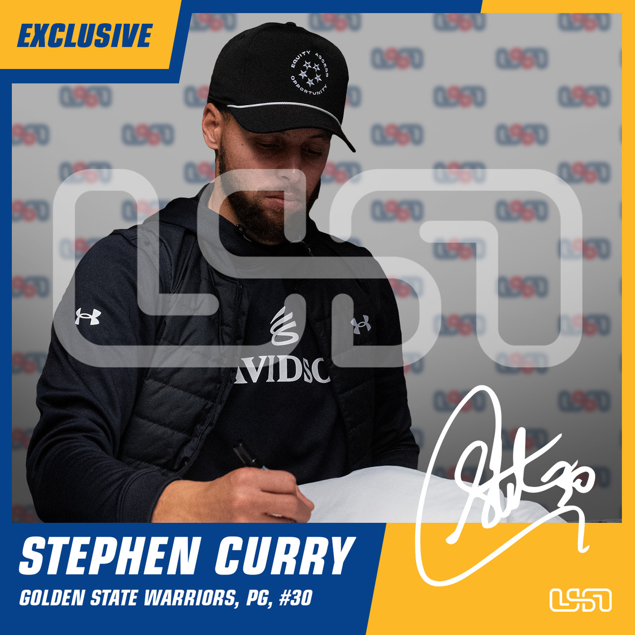 スティーブン・カリー直筆サインの USASM 証明書 スティーブン・カリー直筆サインの USASM 証明書 スティーブン