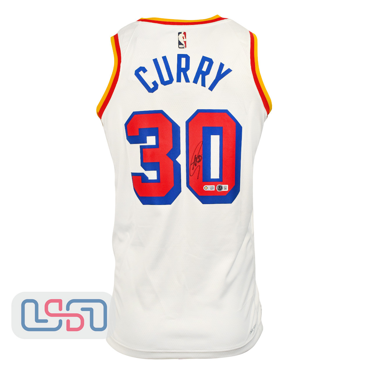 Back Curry Official Jersey NBA Stephen Curry Golden State Warriors