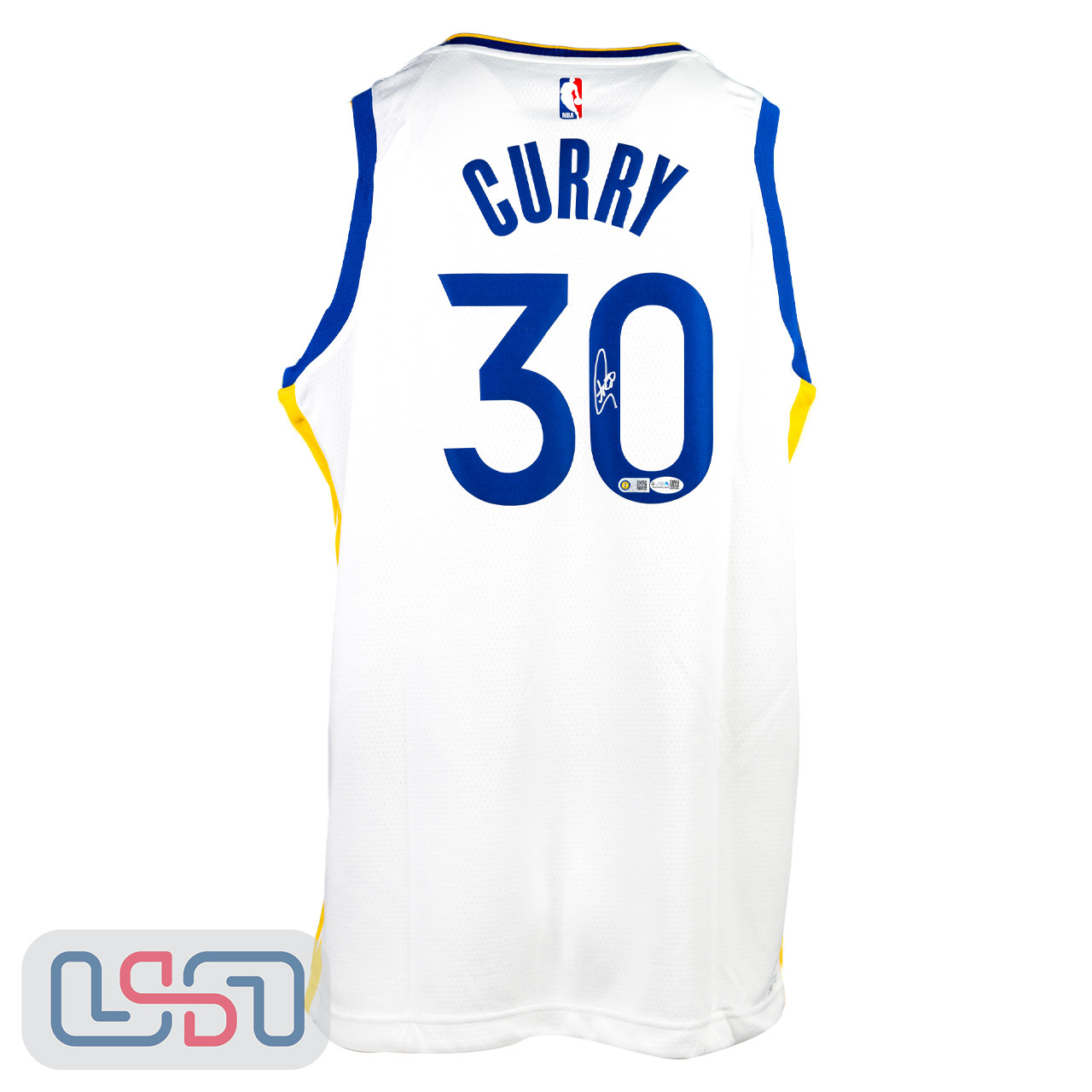 Stephen Curry Golden State Warriors Signed Nike White Swingman