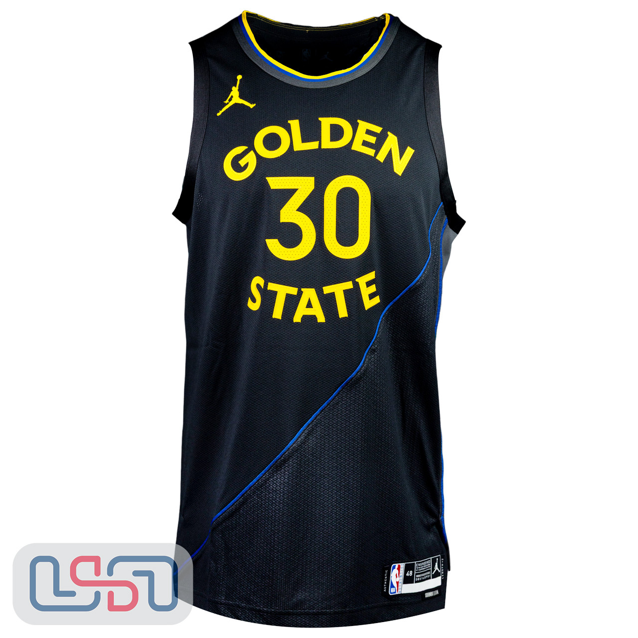Stephen Curry Signed Nike Black Statement Authentic Jersey USA SM