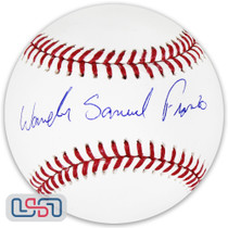 Wander Franco Rays Signed Autographed Full Name Major League Baseball JSA Auth