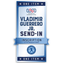 Vladimir Guerrero Jr. Private Signing Autograph Send-In (Inscription)