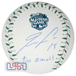 Ronald Acuna Jr. Braves Signed "Too Small" 2023 All Star Game Baseball JSA