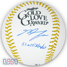 Nolan Arenado Cardinals Signed "Sharknado" Gold Glove Baseball USA SM JSA