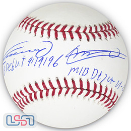 Vladimir Guerrero Jr. / Sr. Dual Signed "MLB Debut" MLB Baseball USA SM JSA