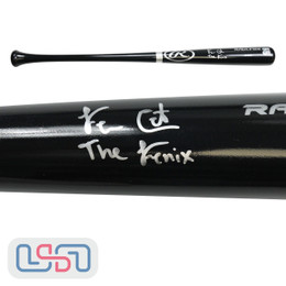 Felnin Celesten Mariners Signed "The Fenix" Black Rawlings Bat USA SM BAS