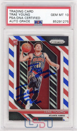 Trae Young Prizm Blue PSA 10 トレイヤング NBA Trae Young Prizm Blue PSA 10 トレイヤング NBA 2021-22 Select