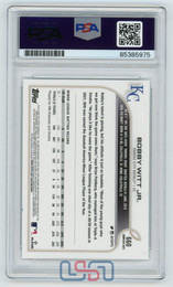 Bobby Witt Jr. Royals Signed 2022 Topps Complete Set RC #660 PSA/DNA GEM MT 10