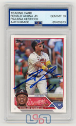Ronald Acuna Jr. Atlanta Braves Signed Full Name 2023 Topps #150