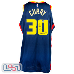 Stephen Curry GSW Signed "Human Torch" Navy Nike Authentic Jersey USA SM BAS Stephen Curry GSW Signed "Human Torch" Navy Nike Authentic Jersey USA SM BAS