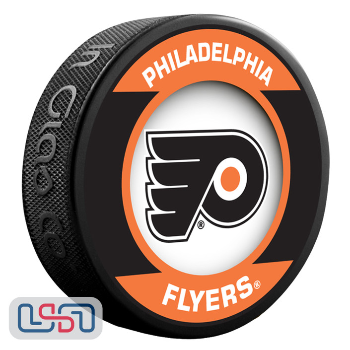 Philadelphia Flyers Official NHL Retro Team Logo Souvenir Hockey Puck