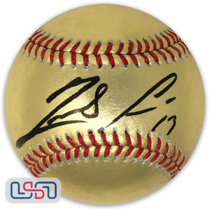 Ronald Acuna Jr. Braves Signed Autographed Gold Major League Baseball JSA Auth