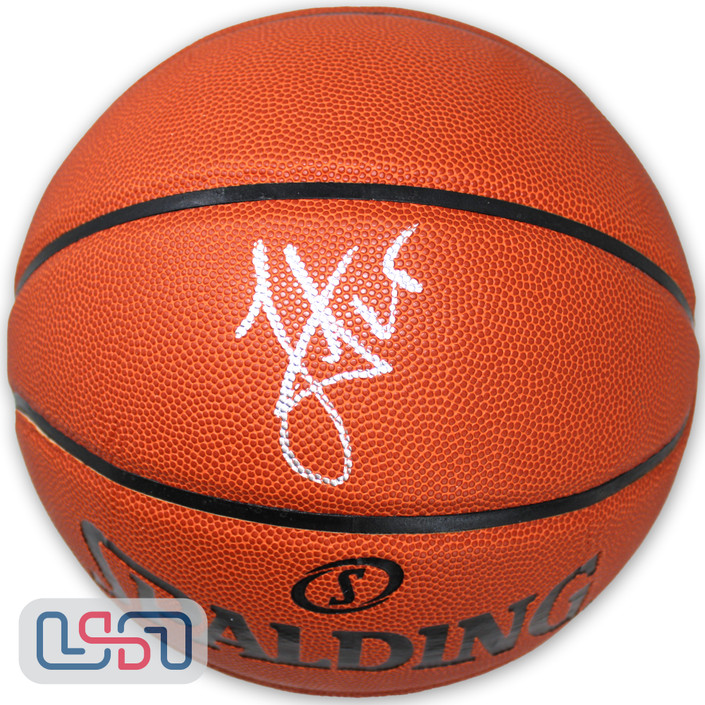 Nikola Jokic Nuggets Signed Autographed I/O Spalding NBA Basketball USA SM