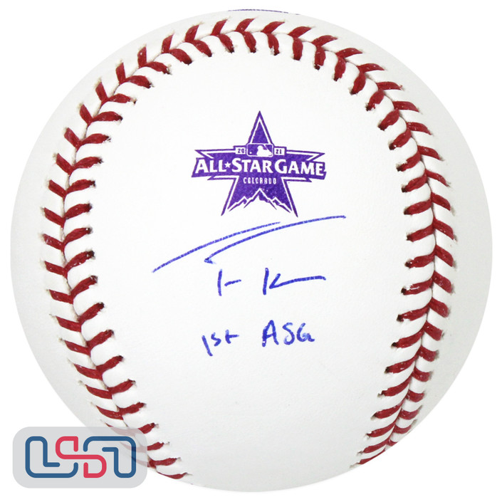 Trea Turner Nationals Signed "1st ASG" 2021 All Star Game Baseball BAS Auth