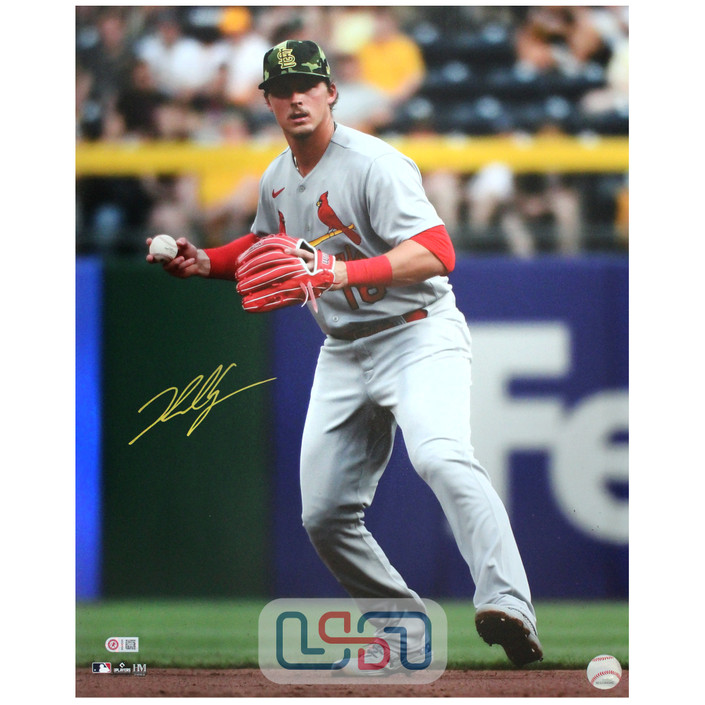 Nolan Gorman Cardinals Signed Autographed 16x20 Photograph Photo USA SM #1