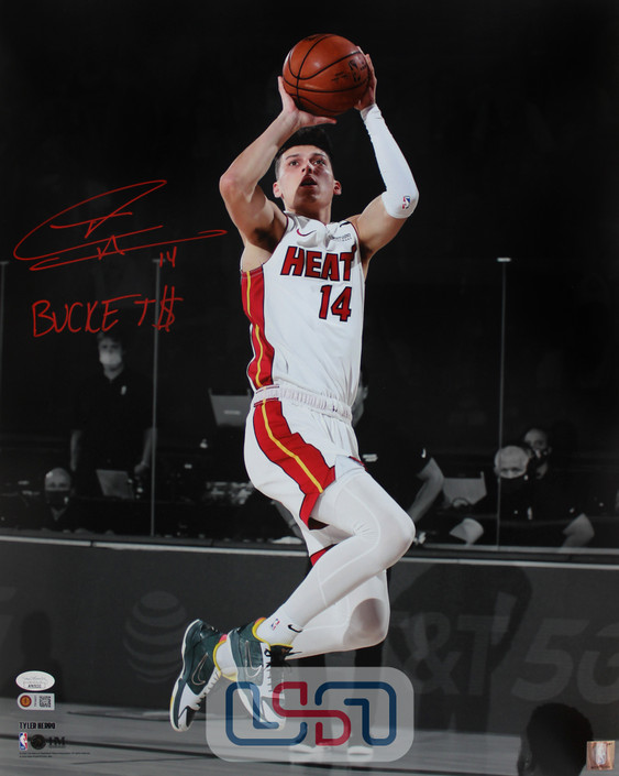 Tyler Herro Miami Heat Signed "Bucket$" 16x20 Photograph Photo USA SM