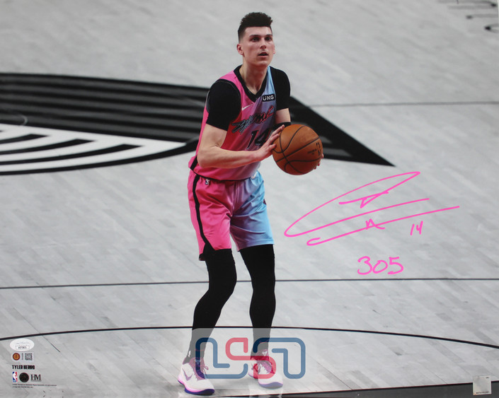 Tyler Herro Miami Heat Signed Autographed "305" 16x20 Photograph Photo USA SM