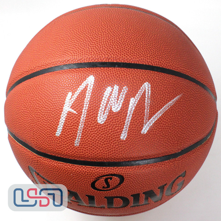 Andrew Wiggins Warriors Signed Autographed I/O Spalding NBA Basketball USA SM