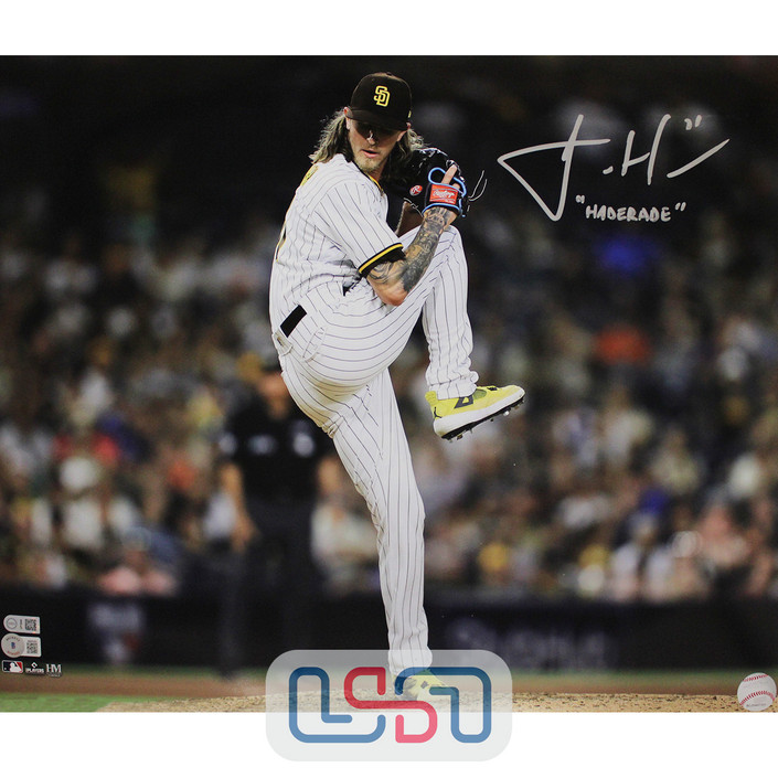 Josh Hader SD Padres Signed "Haderade" 16x20 Photograph Photo USA SM BAS #2