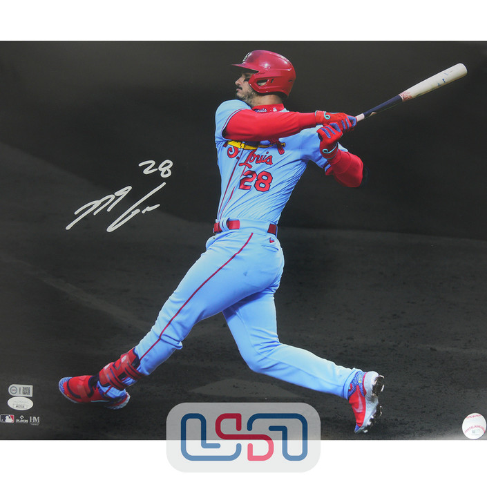 Nolan Arenado St. Louis Cardinals Signed Autographed 16x20 Photo USA SM JSA #7