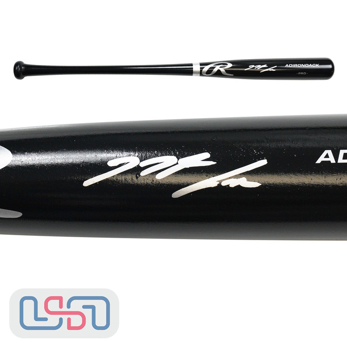 Nolan Arenado Cardinals Signed Autographed Black Rawlings Bat USA SM JSA