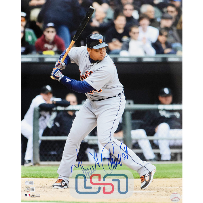 Miguel Cabrera Tigers Signed Autographed 16x20 Photograph Photo USA SM BAS #3