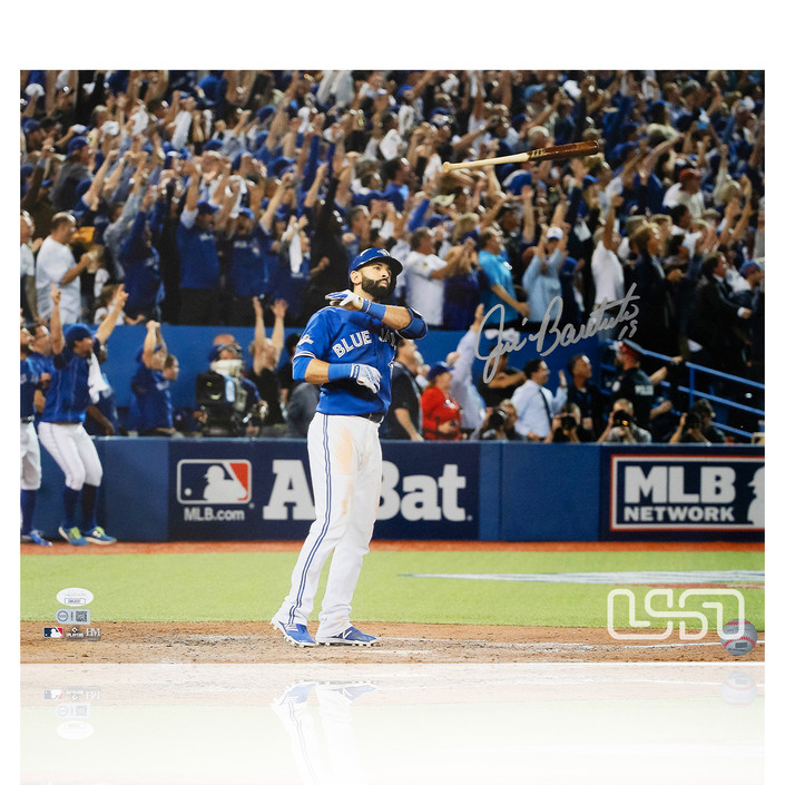 Jose Bautista Blue Jays Signed Autographed 16x20 Photograph Photo USA SM JSA