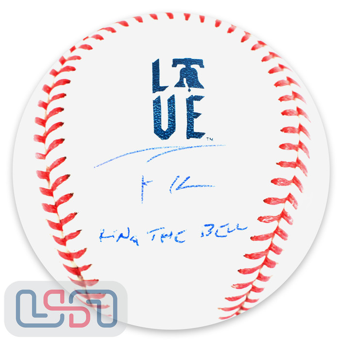 Trea Turner Signed "Ring The Bell" Rawlings Phillies City Connect Baseball JSA