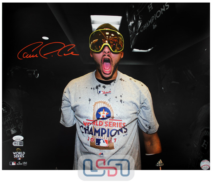 Carlos Correa Astros Signed Autographed 16x20 Photo Photograph JSA Auth #28  - USA Sports Marketing