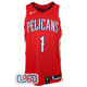 Zion Williamson Signed Pelicans Red Authentic Nike Swingman Jersey Fanatics Auth
