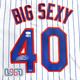 Bartolo Colon Signed Authentic White "Big Sexy" Mets Majestic Jersey JSA Auth