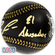 Ronald Acuna Jr. Braves Signed "El Abusador" Black Major League Baseball JSA Auth