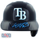 Wander Franco Autographed Tampa Bay Rays Full Size Batting Helmet JSA Auth