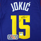 Nikola Jokic Autographed Nuggets Blue Mile High Swingman Jordan Jersey USA SM