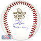 George Springer Astros Signed "Houston Strong" 2017 World Series Baseball USA SM