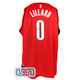 Damian Lillard Signed "Logo Lillard" Blazers Red Swingman Jordan Jersey JSA Auth