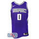 Tyrese Haliburton Signed "2020 #12 Pick" Kings Purple Swingman Nike Jersey JSA