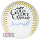 Jackson Chourio Milwaukee Brewers Signed Cursive Gold Glove Baseball USA SM JSA